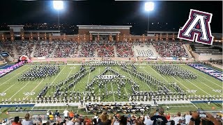 Eagle Fly Over and The Biggest Band in the Land Allen Eagle Escadrille Traditional Show 2018 [upl. by Jonis]