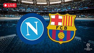 Napoli Barcellona 11 🔴 LIVE PostPartita con Calzona e Xavi in conferenza ⚽ Champions League [upl. by Tanberg]