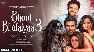 Bhool Bhulaiyaa 3  Title Track  Kartik A  Pitbull Diljit Neeraj S Tanishk Pritam  Bhushan K [upl. by Efinnej]