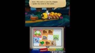 Paper Mario Sticker Star  Part 13  World 31 Leaflitter Path [upl. by Anirehs]