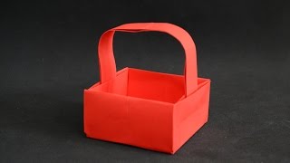 How to make an Origami Basket [upl. by Poucher495]