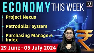 Economy This Week  Episode2  Petrodollar System  English  GS3  Drishti IAS English [upl. by Sinoda755]