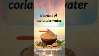 top 5 benefits From drinking coriander seeds water benefits of coriander seeds [upl. by Hako692]