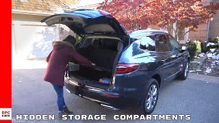 2019 Buick Enclave SUV Hidden Storage Compartments [upl. by Annibo245]