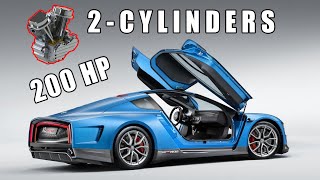 MOST POWERFUL CARS FROM 2 TO 24 CYLINDERS [upl. by Marriott]