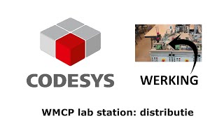 Festo MPS station Distribution example of the complete cycle [upl. by Jessabell]