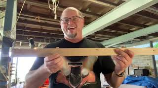 Using a cigar box guitar neck template to make life easier [upl. by Bruce]