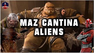 The Aliens of Mazs Cantina  Star Wars Lore [upl. by Chaney188]