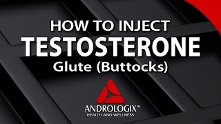 How to Inject Testosterone – Glute Buttocks Injection  Andrologixcom [upl. by Ramey]