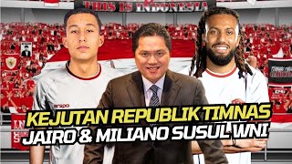 KABAR BAIKRIVAL TIMNAS INDONESIA MAKIN WASPADAJAIRO amp MILIANO SUSUL OLE ROMENY NATURALISASI [upl. by Imis]