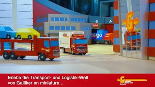 Galliker Transport AG  Interaktives Miniaturmodell Trailer [upl. by Hudnut]