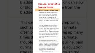 Benign prostatic hyperplasia BPH Symptoms bph benignprostatichyperplasia [upl. by Leora954]