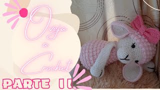 OVEJA AMIGURUMI TEJIDO A CROCHET PARTE 2 Orejas y Hocico [upl. by Lenneuq110]