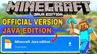 Download Minecraft java edition official for Android device  play Minecraft java edition for mobile [upl. by Miguela318]