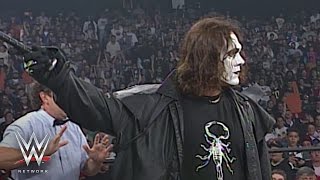 WWE Network Sting takes out the NWO– WCW Monday Nitro Sept 29 1997 [upl. by Randell]