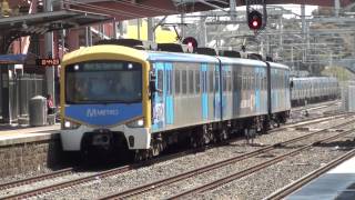 Metro amp Vline trains at Sunbury  Melbourne Transport [upl. by Aeiram240]