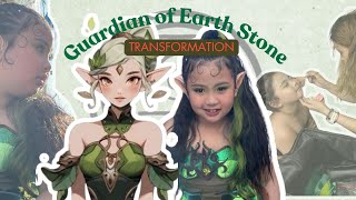 FANTASY INSPO TRANSFORMATION  GUARDIAN OF EARTH STONE [upl. by Aihsemot]