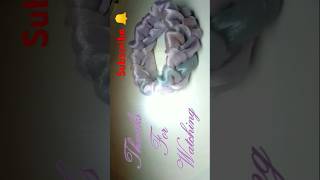 How to make braided Scrunchie youtubeshorts shorts shortsfeed ytshorts viralvideo viralshorts [upl. by Enyluqcaj]