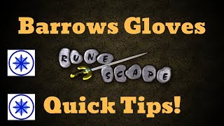 OSRS  Barrows Gloves Tips [upl. by Ididn]