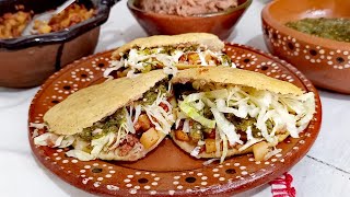 Gorditas Fritas quotInfladitas de Maizquot Receta Mexicana😋🇲🇽 Cris en la Cocina [upl. by Zevahc]