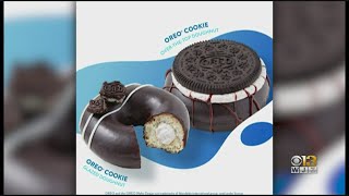 Krispy Kreme Offering OreoFlavored Donuts [upl. by Allemac630]