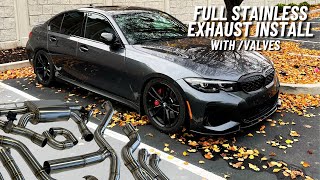 The Loudest M340i Exhaust w Install  Sound Clips  EHOONS G20 Build Ep 5 [upl. by Sakovich694]