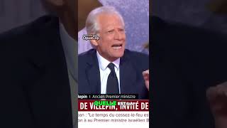 Choc Mondial  🌍💥 Dominique de Villepin Dévoile la Vérité Interdite sur Israël et le Hamas  😱🔥 [upl. by Fayola]