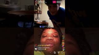 Annecommzz8 and jaythickums1 arguing on derekz live [upl. by Ilehs]