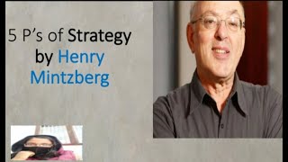 5 Ps Strategy given by Henry Mintzberg easily Explained😃😃आसान भाषा मे। [upl. by Cirdek]