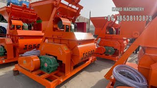 Multiple JS500 concrete mixers small manual mixers shipped [upl. by Aisor95]