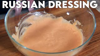 Easy Russian Dressing Recipe Perfect For Salads Sandwiches amp Burgers [upl. by Pavyer]