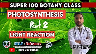 Photosynthesis 2  super 100  complete botany for CEE  New batch  online class  Part 1 [upl. by Noffihc]