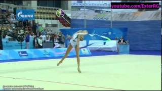 Yana Kudryavtseva Ribbon Final  WC Kazan 2014 [upl. by Rehposirhc131]