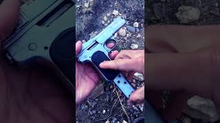 Fn M1900 pistol fire test gun 9mmluger airsoft machinepistol coltfirearms mm2 mauser glock [upl. by Chadabe]