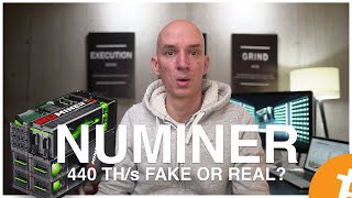 Numiner NM440 THs FAKE OR REAL My Thoughts On This New Bitcoin Miner Sphere 3d Purchases 60k [upl. by Schubert744]