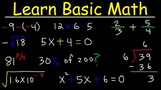 Math Videos How To Learn Basic Arithmetic Fast  Online Tutorial Lessons [upl. by Cardinal]