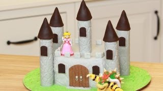 HOW TO MAKE A CASTLE CAKE  NERDY NUMMIES [upl. by Kerianne]