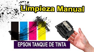 LIMPIEZA MANUAL DE CABEZALES IMPRESORA EPSON [upl. by Slen]