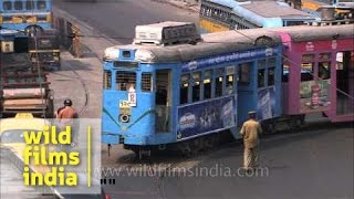 Calcutta Tram is the oldest operating electric tram in India [upl. by Enicul430]