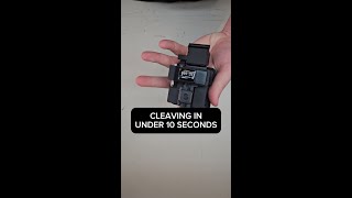 Cleaving fiber in under 10 seconds with our Precision Fiber Cleaver [upl. by Zarla498]