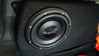 Hertz Mille MPS 250 Subwoofer test 17l sealed box [upl. by Ahsatal]