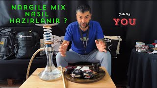 🔥NARGİLE MİX NASIL HAZIRLANIR  DARK MiX Pastane mix  nargileyapılışı hookah [upl. by Hadwyn]