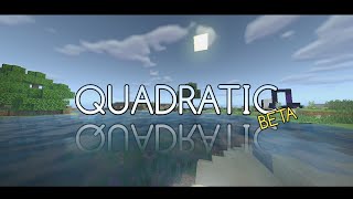 Quadratic Shaders v121 Beta  Beautiful Shaders for Mid High end devices  MC 117 [upl. by Nosyrb]