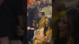 Rajab Butt amp eman enjoy qwali night 🌙 Rajab shadi wedding shorts [upl. by Lezti538]