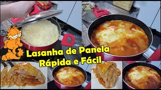 LASANHA DE PANELA RÁPIDA E FÁCIL [upl. by Aticnemrac]