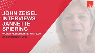 World Alzheimer Report 2020 John Zeisel interviews Jannette Spiering [upl. by Cross]