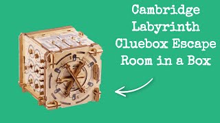 Cambridge Labyrinth Cluebox Escape Room in a Box W [upl. by Carlina]