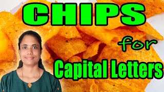 Capital Letters With CHIPSCapital Letters Graphic OrganiserKatral Elithu [upl. by Silden]