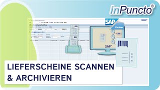 Lieferscheine scannen und archivieren mit dem SAP BarcodeVerfahren [upl. by Aititil]