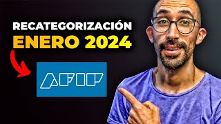 RECATEGORIZACIÓN MONOTRIBUTO paso a paso en AFIP 2024 [upl. by Elladine]